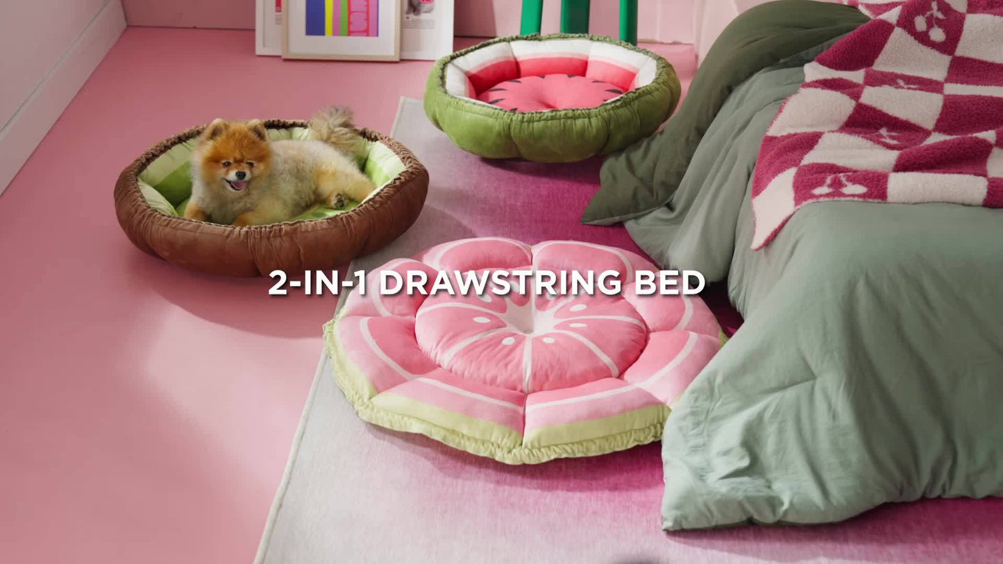 Cozy Comfort Cat Bed For Indoor Cats Reversible Donut Design Washable 21x21 Inches