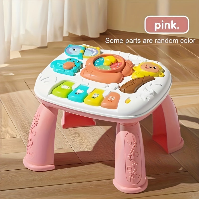 Interactive Music Making Table for Kids Educational Toy in Pink and Blue