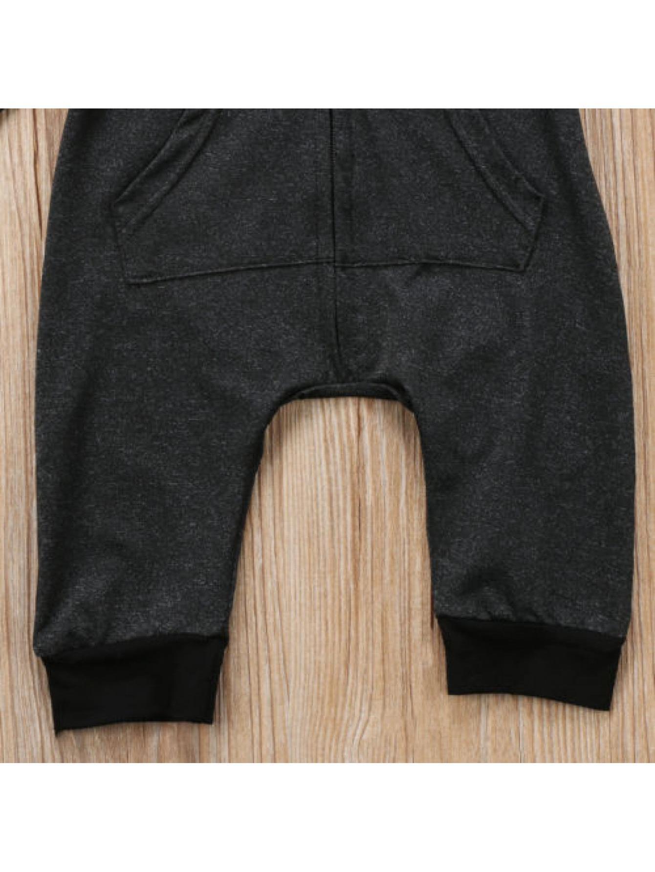 Newborn Baby Romper Jumpsuit, Boy/Girl Warm Zipper Long Sleeve Hooded Clothes, for Outdoor