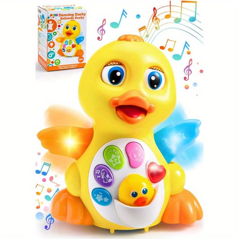 Musical Duck Toy For Toddlers With Lights And Sounds Dancing Walking Learning Fun