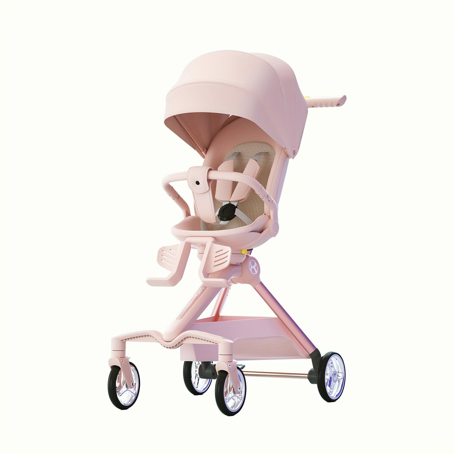 Hashow Travel Stroller Mini ELF 2 Ultra Compact 360 Degree Reversible Lightweight Stroller