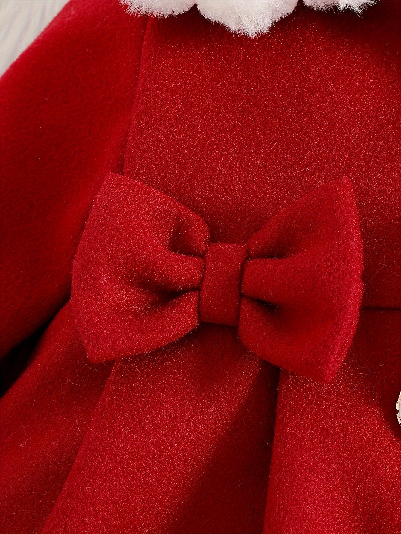 Girls Soft Fleece Jackets and Coats with Bow Trim for Back to School Autumn Winter