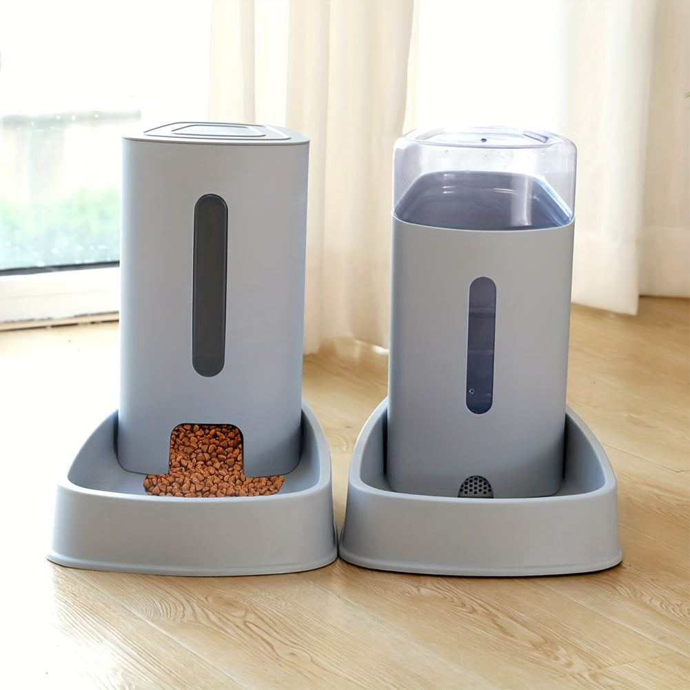 Fully Automatic 2in1 Cat Food Dispenser With Integrated Water Feeding System