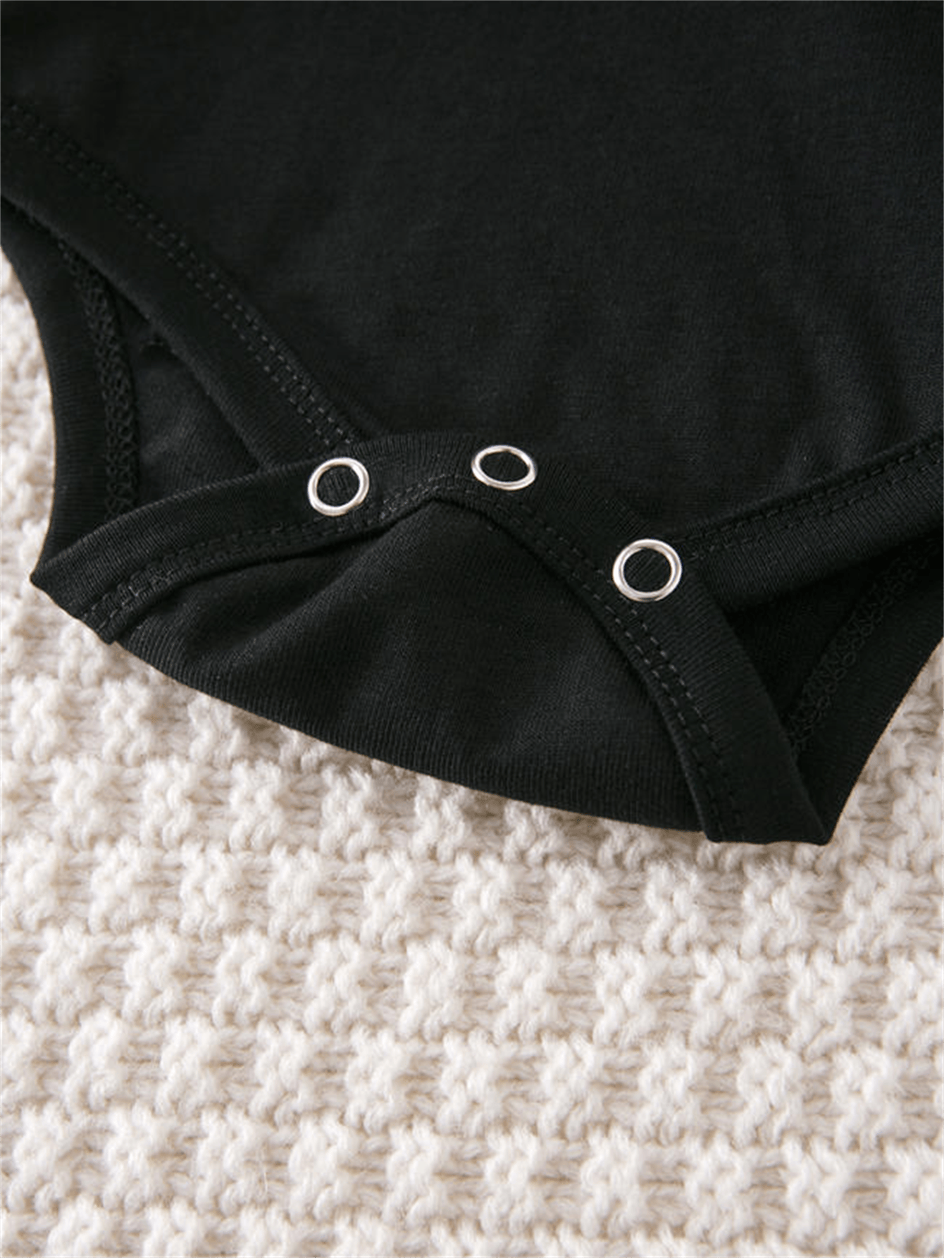 Ebenezer Fire Hunting Onesie Black Buck Deer Graphic Short Sleeve Baby Bodysuit