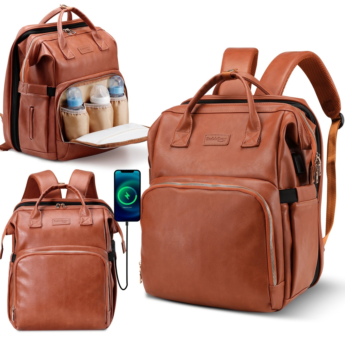 Diaper Bag Backpack with Changing Station - Multifunctional Baby Organizer for Travel