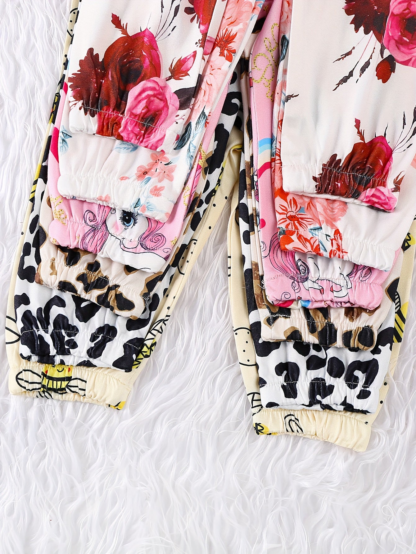 Three Pack Autumn Winter Letter Print Rompers With Pants For Newborn Baby Girl Outdoors