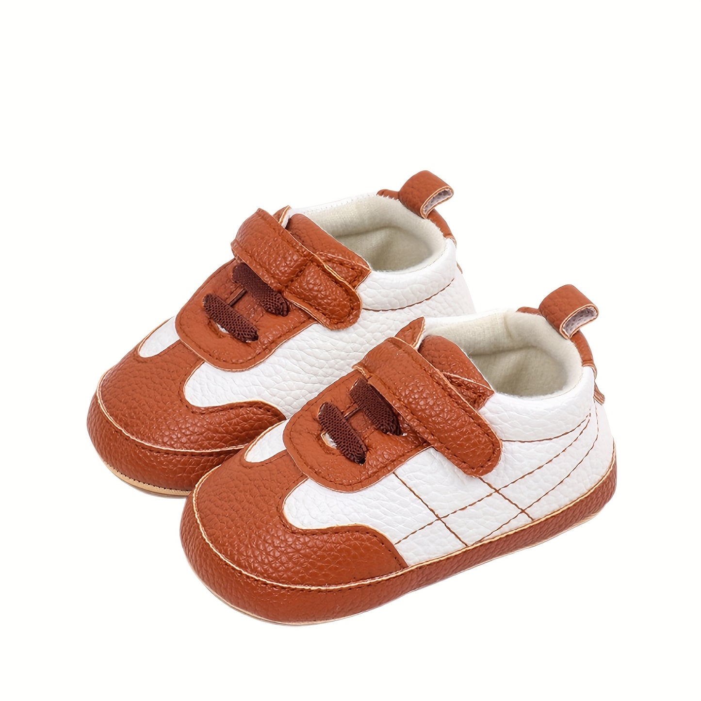 Adorable Plaid Kids Shoes For Boys And Girls With Breathable Flexible Sole And Hook Loop Fastener Strap For All Seasons