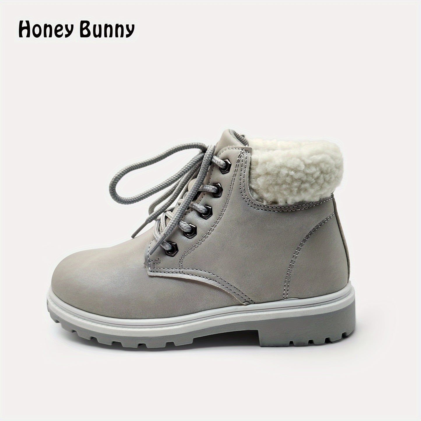 Youngsters Waterproof Retro Lace Up Ankle Boots for Boys and Girls All Season Hiking