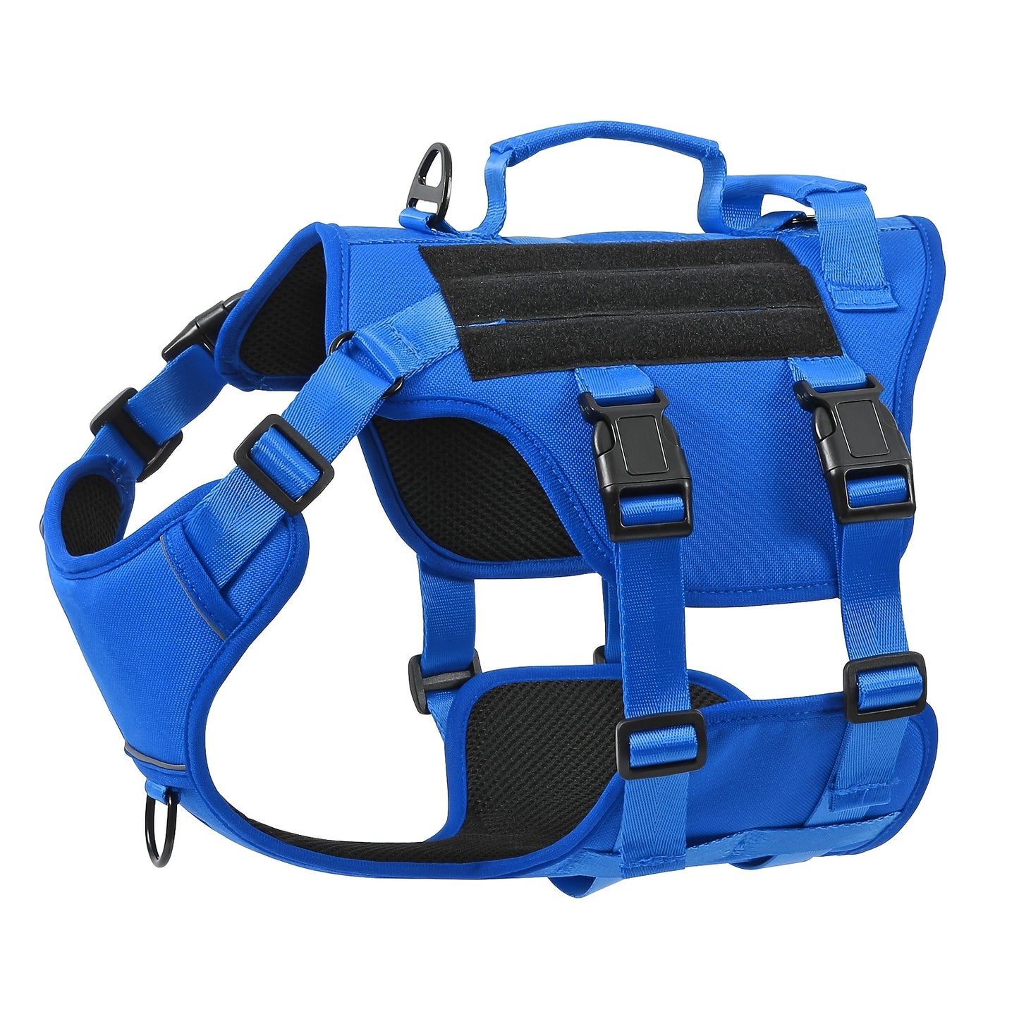 Escape-Proof Dog Harness - Reflective, No-Pull, Soft Padded Vest with Adjustable Straps & Dual Handles for Large Dogs | Ideal for Walking, Hiking & Training