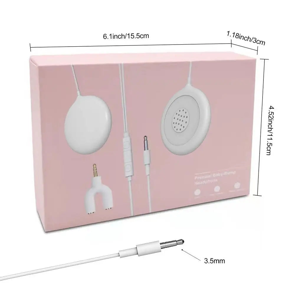 Pregnancy Belly Speaker Safe Pregnancy Earphones Gentle Belly Headphones Shower Party Gifts Universal Comfortable Pregnant - Loving Babies & Pets Shop