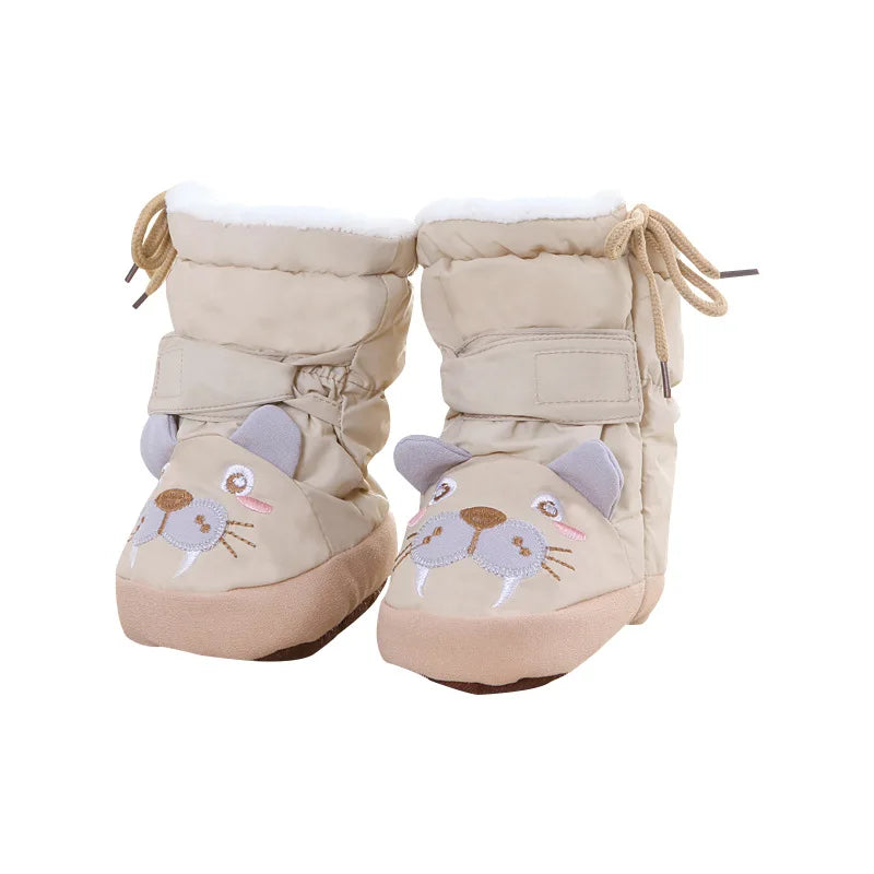 BabyCuddle 2023 High Tube Cotton Shoes – Cozy Velvet Foot Cover for Warmth