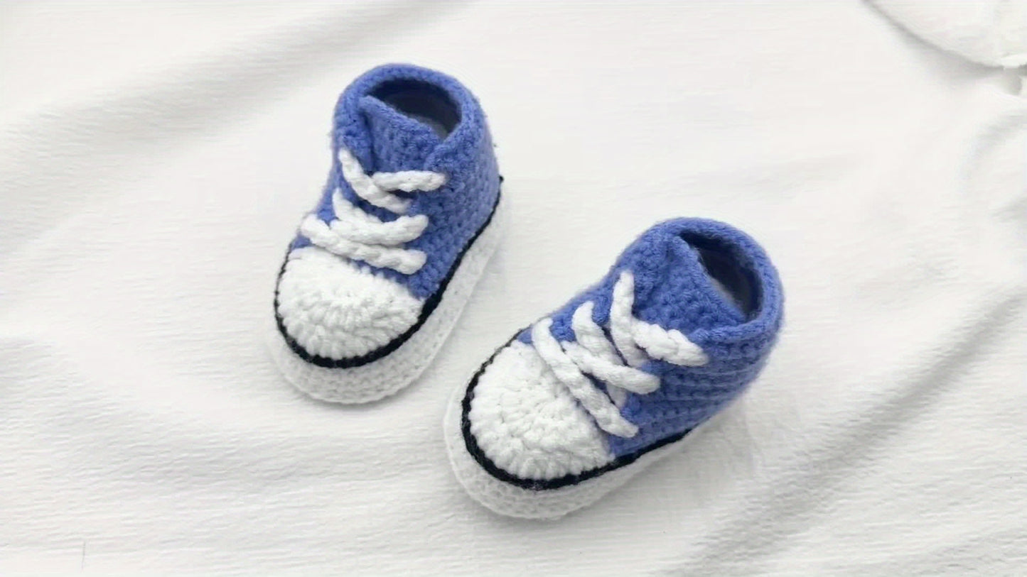 Baby Shoes Handmade Crochet Toddler Shoes Short Boots