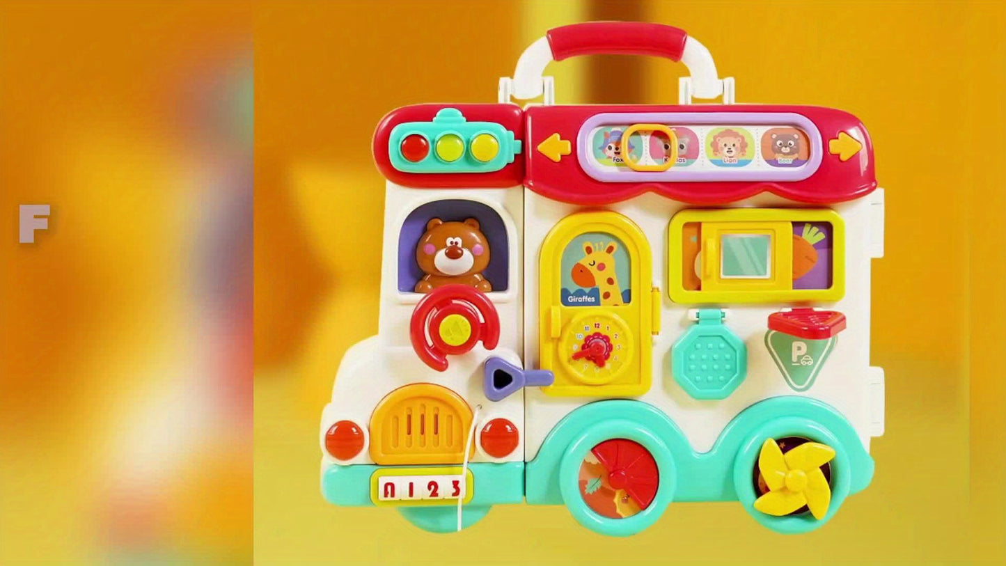 54in 1 Busy Board For Toddlers Educational Toy Set Builds Fine Motor Skills And Sensory Development