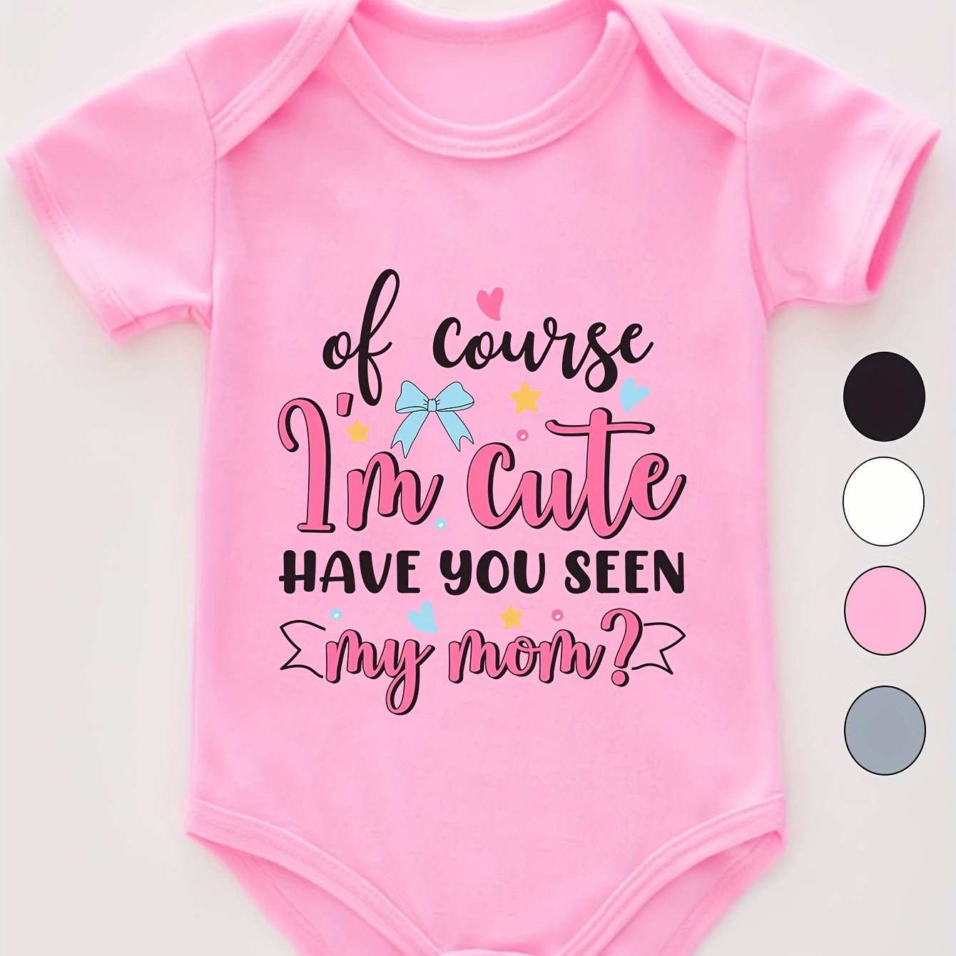 G Baby Story Cute Baby Girl Newborn Romper Soft Cotton Outfit with Star and Butterfly Prints