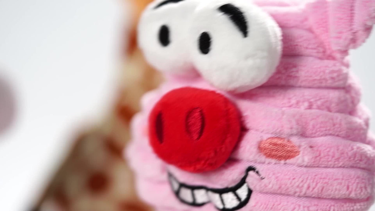 Nocciola 5 Piece Dog Squeaky Toy Set Funny Animal Sounds Interactive Gift for All Breeds