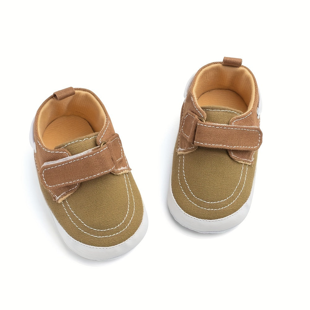 Casual Comfortable Sneakers For Baby Boys, Lightweight Non Slip Walking Shoes For Indoor Outdoor, All Seasons