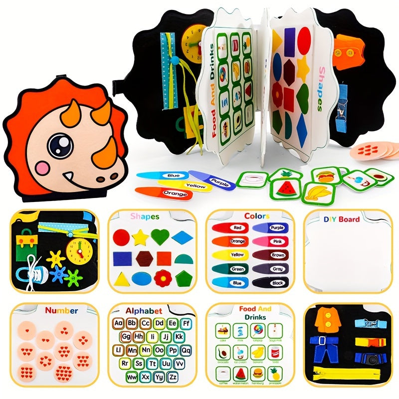 Multi-Functional Fabric Game Boards for Early Learning and Child Development