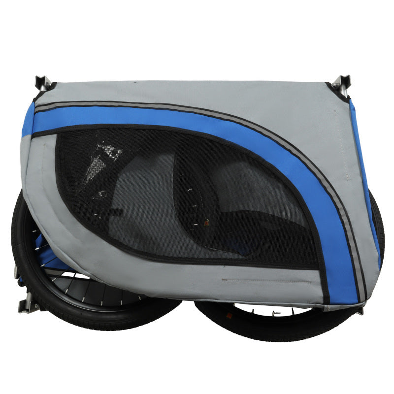 All Terrain Folding Bike Dog Trailer 120Lb Durable Steel