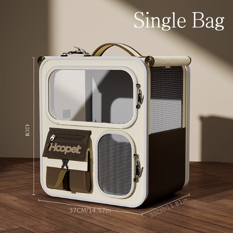 Cat Bag Outdoor Portable Cat Backpack Pet Trolley Case Shoulder Bag Multi Cat Divine Dog Large Capacity Luggage