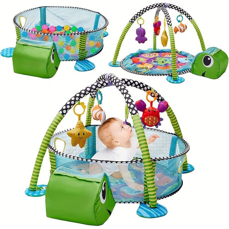 8-in-1 Youngsters Gym Play Mat with Toys for Sensory Development in Lion Design