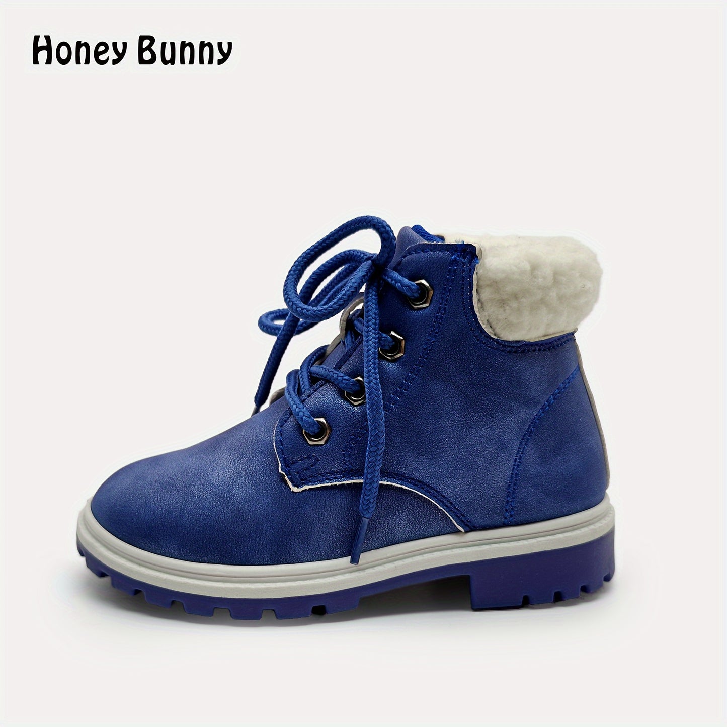 Youngsters Waterproof Retro Lace Up Ankle Boots for Boys and Girls All Season Hiking