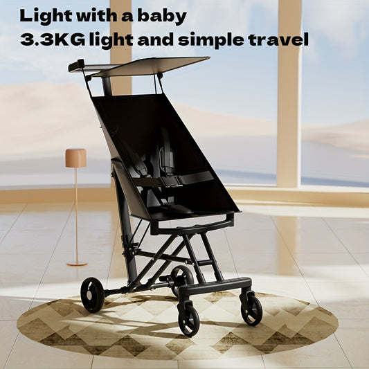 Youngsters 2-in-1 Stroller – Lightweight Folding Trolley with Stainless Steel Frame