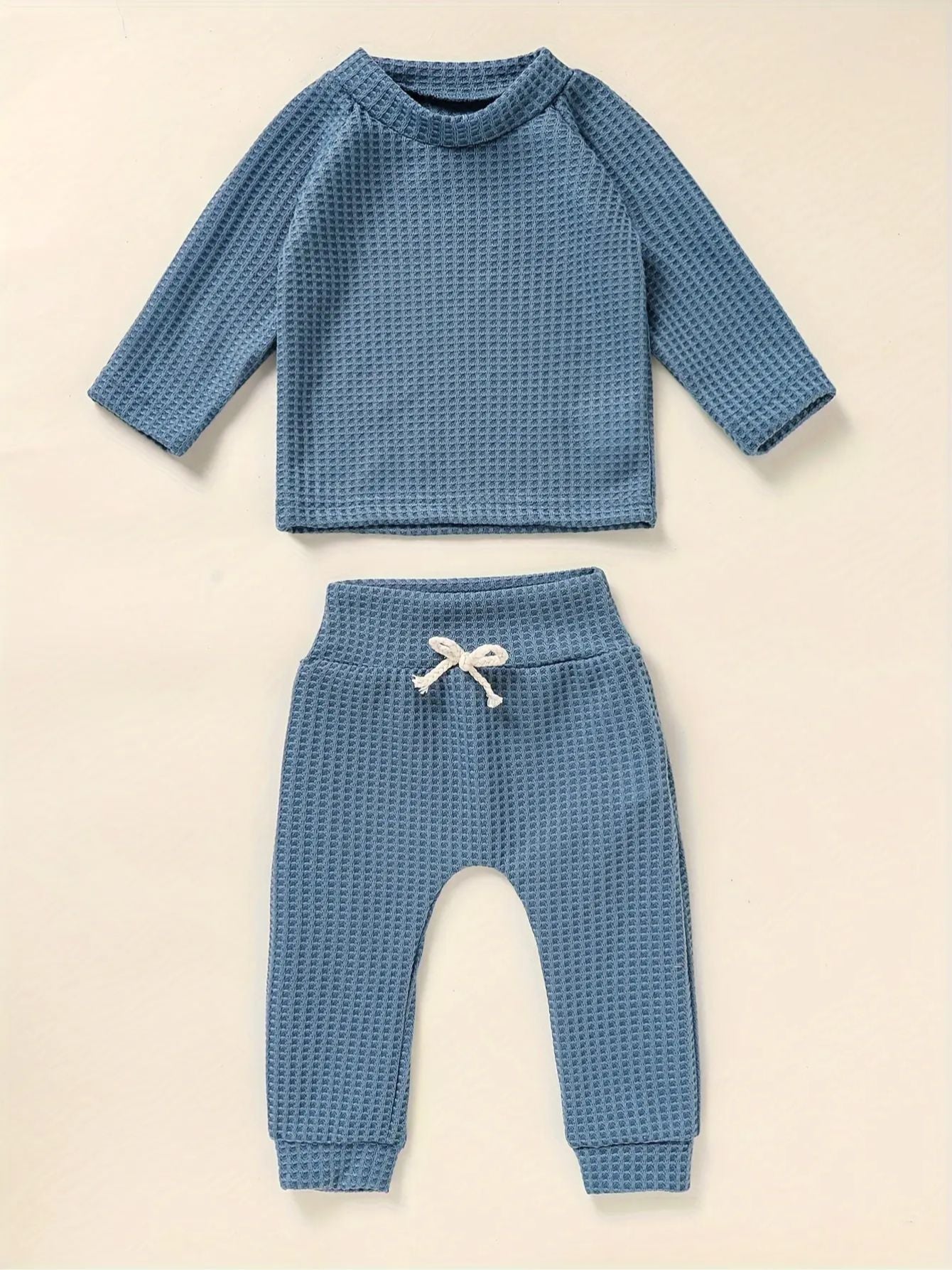 3 Set Baby Boy Clothes 9pcs Waffle Top Pants Hat Set - Loving Babies & Pets Shop