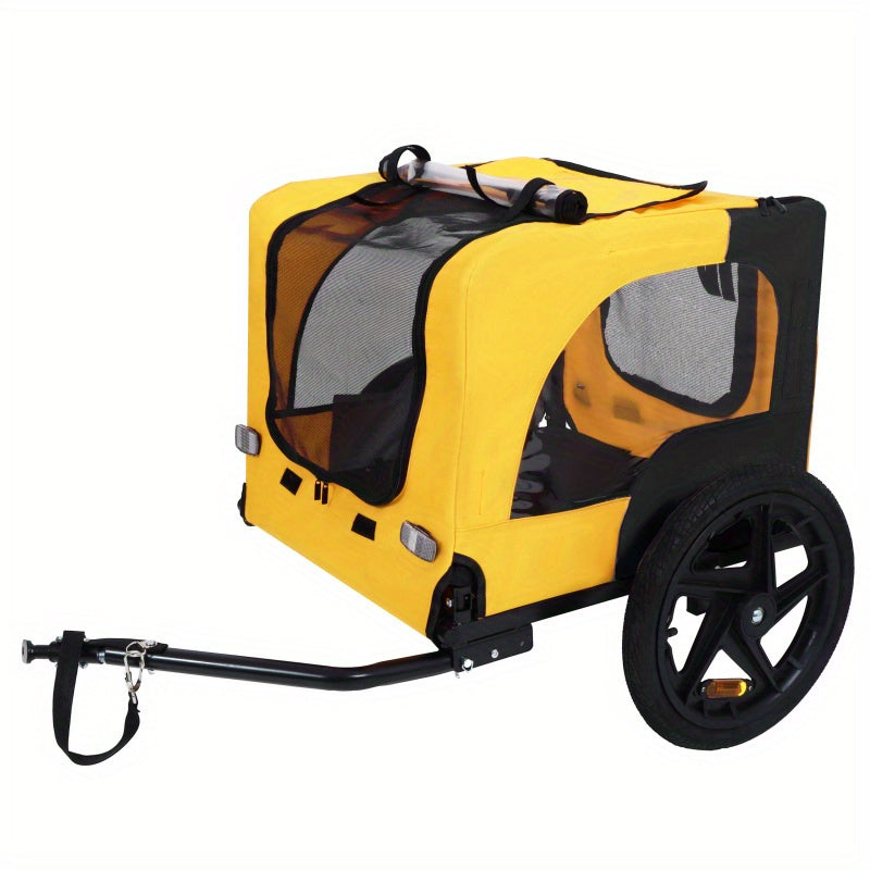 Bike Pulled Pet Trailer For Small And Medium Dogs Compact