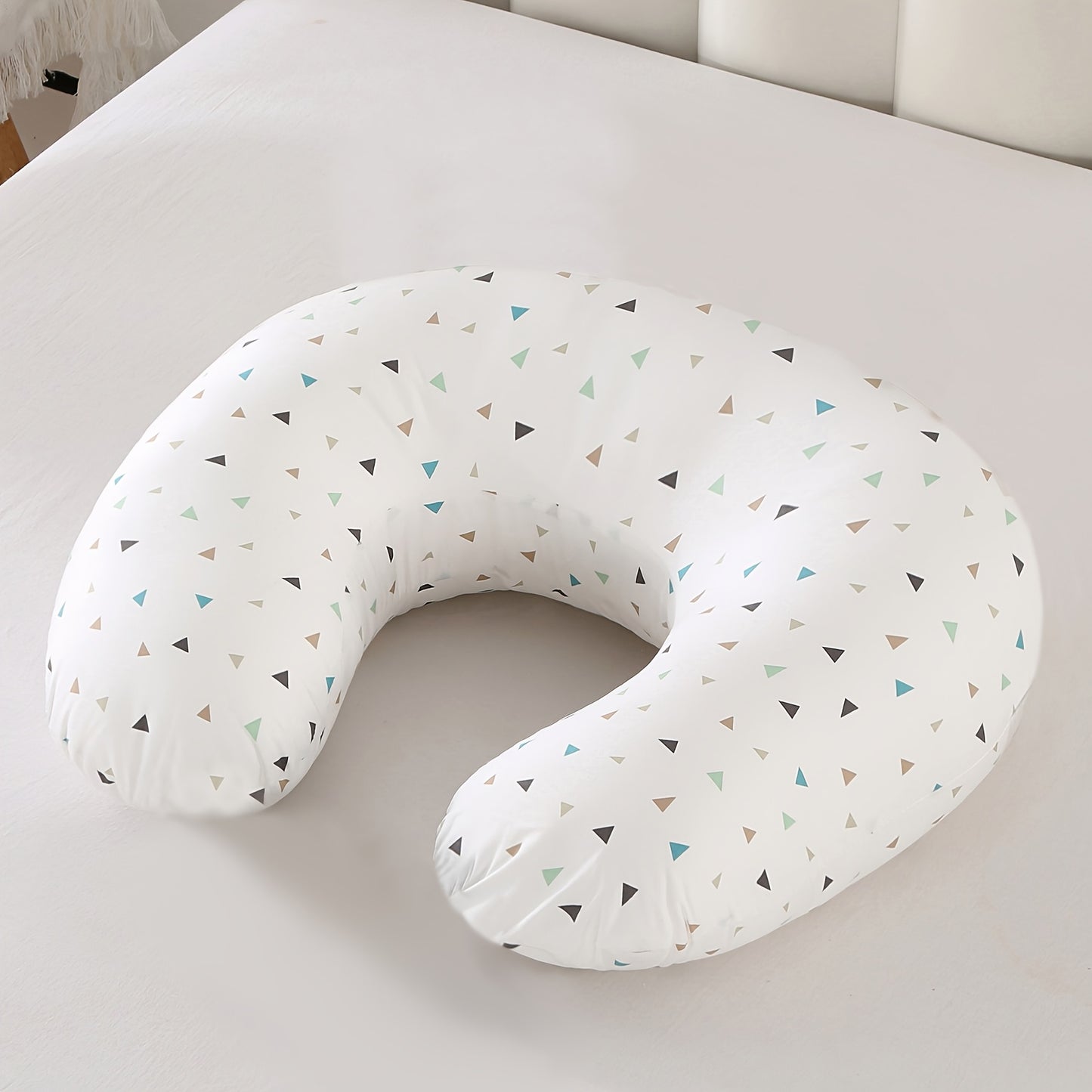 C Shaped Multifunctional Breastfeeding Pillow with Removable Pillowcase for Newborns