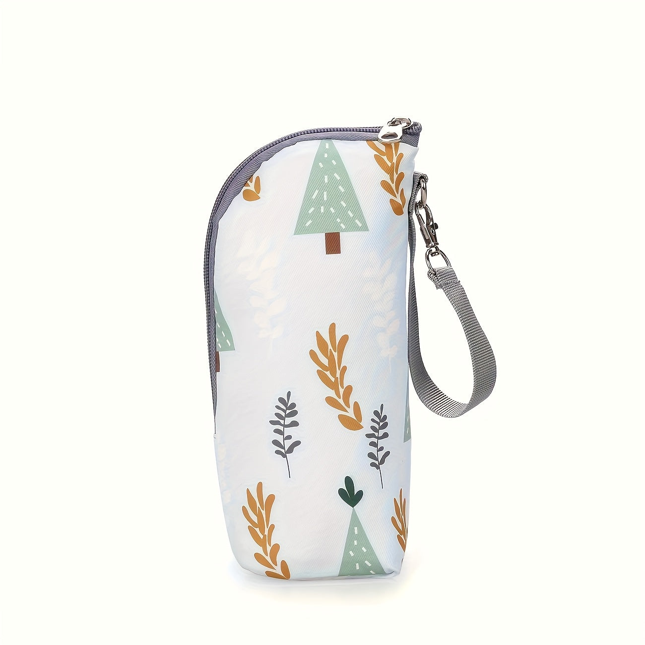 Cute Animal Print Insulated Bottle Bag - Portable, Durable Polyester Mommy Diaper Bag With Zipper Closure, Ideal For Travel And Daily Use, Travel Diaper Bag | Playful Design | Zippered Bag, Diaper Bag