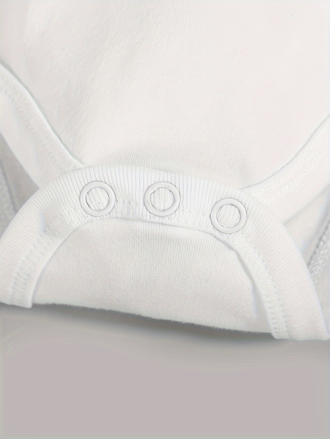 Unisex Cotton Romper with Fun Letter Print Soft Casual Round Neck Bodysuit for Kids