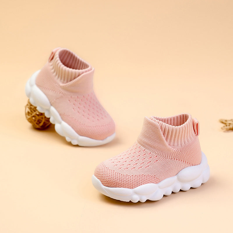 Boys Casual High Top Sneakers Slip On Comfortable Breathable All Season Sporty Style