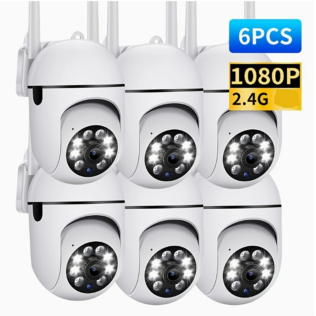 Wireless 1080P Surveillance Camera Dual Band WiFi 360 Degree PTZ Rotation Baby Care