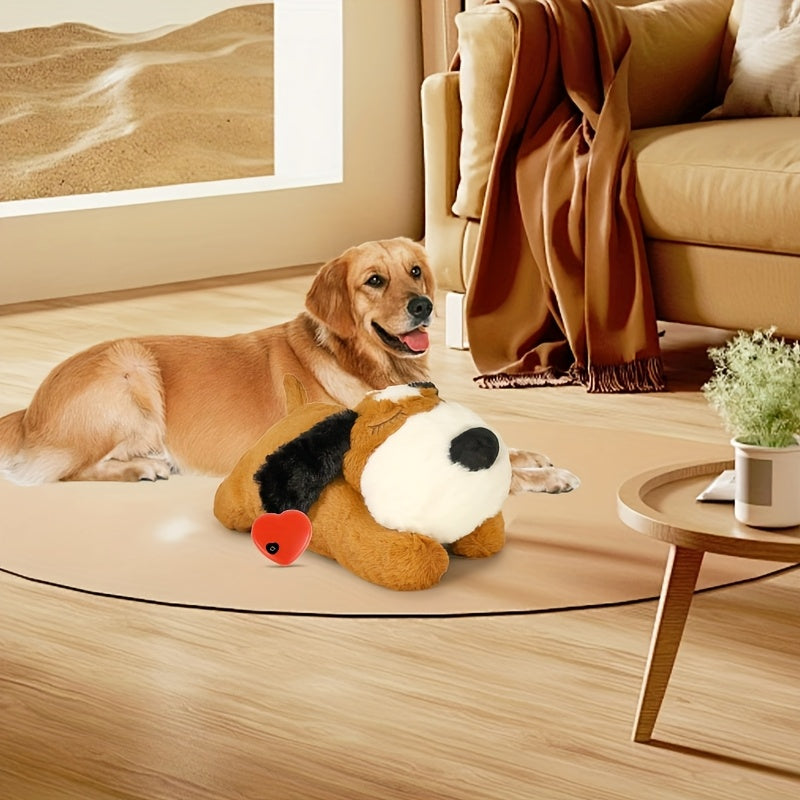 NPET Soft Plush Puppy Lamb Toy for Dogs Comfort and Training Holiday Gift