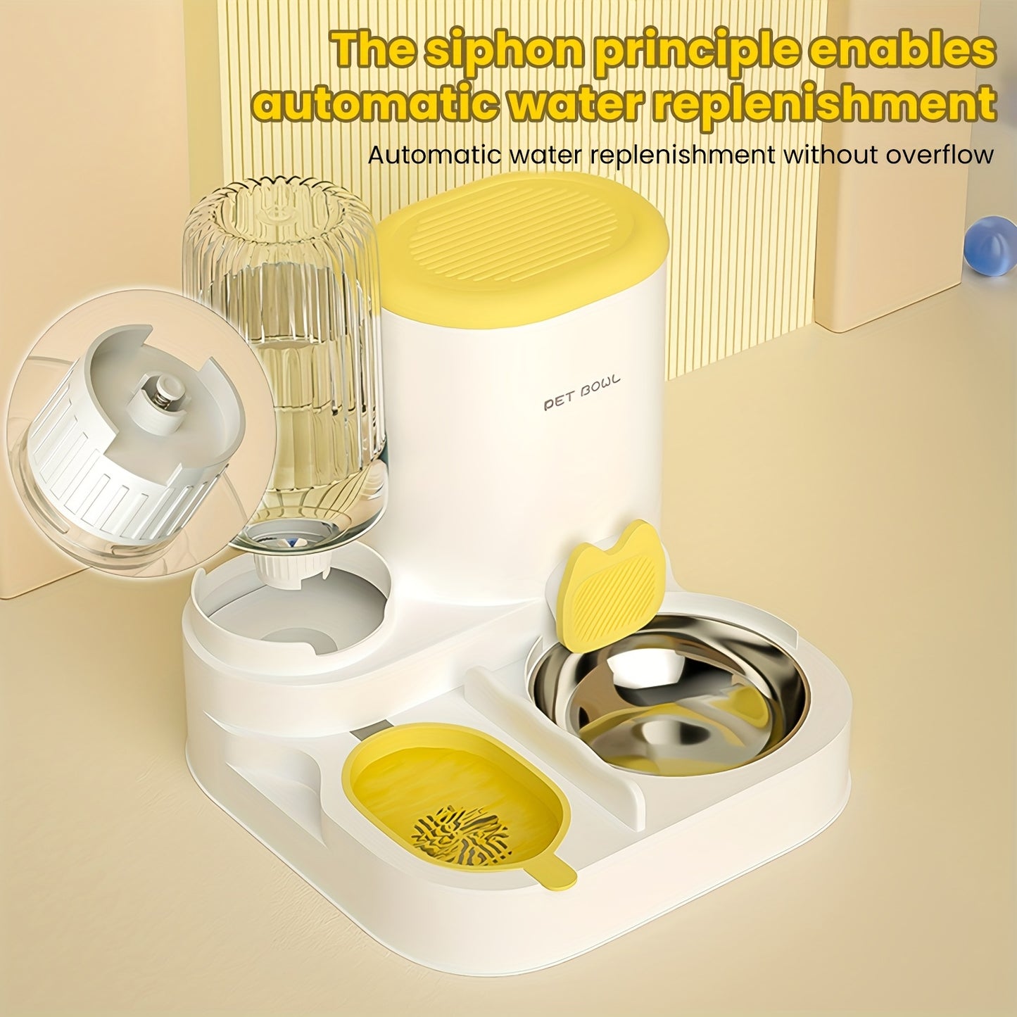 Automatic Cat and Dog Water Dispenser with Filtration and Easy Installation Large Capacity