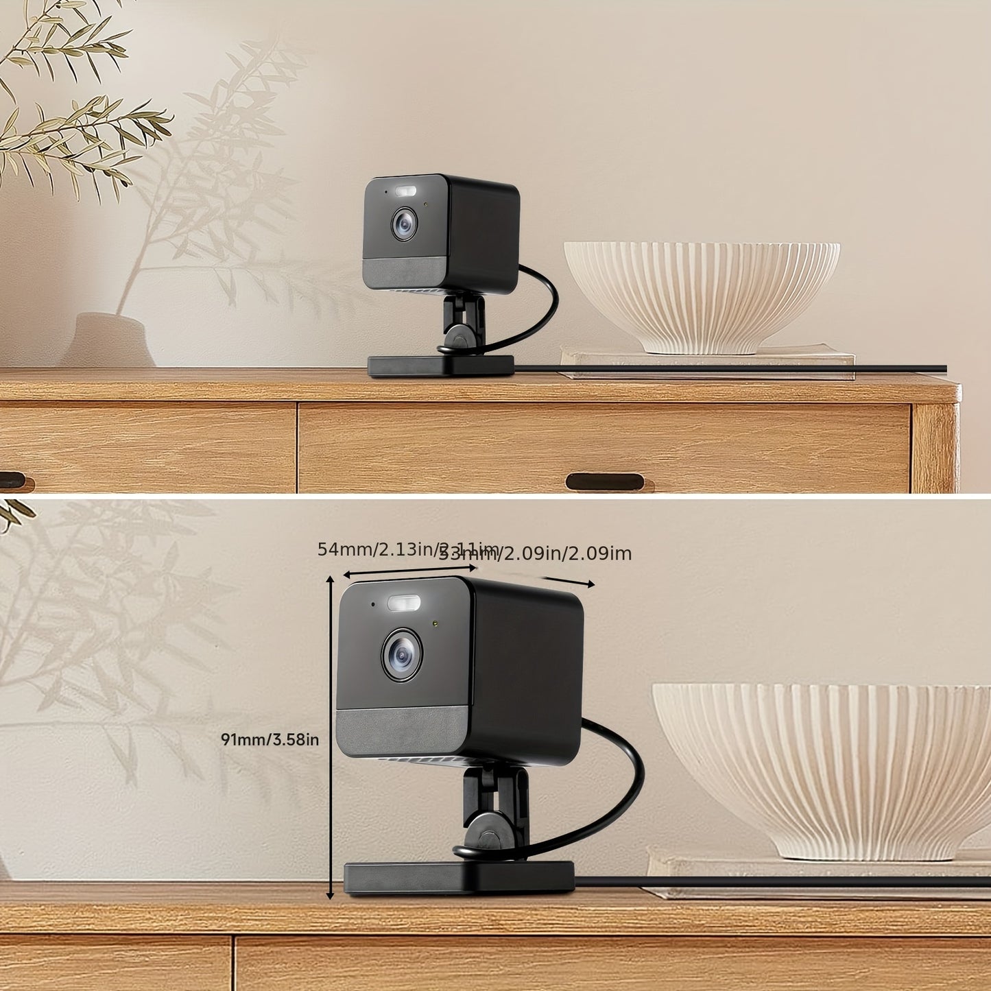 4 Pack Wireless Security Cameras 2K Ultra HD Night Vision Motion Detection Baby Monitor