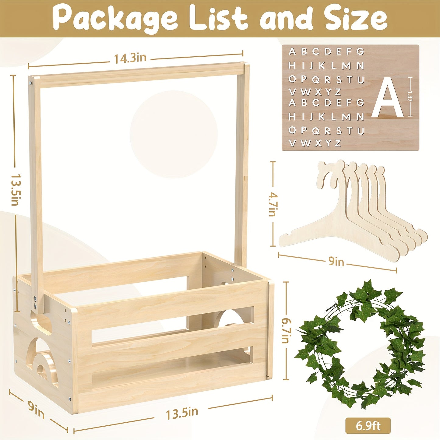 DIY Alphabet Letters Shower Closet and Storage Basket for Nursery Organization