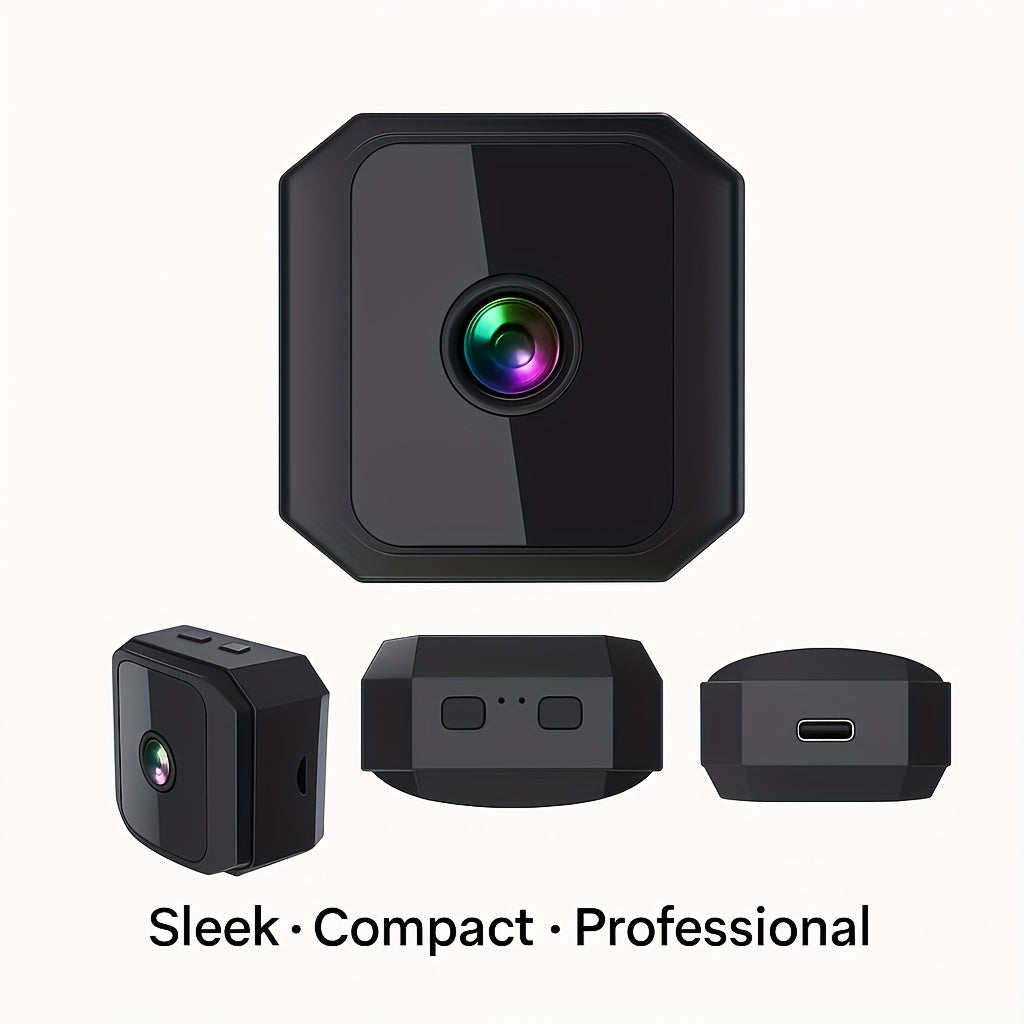 HD Mini Wireless Security Camera with Night Vision Motion Detection and Two-Way Audio