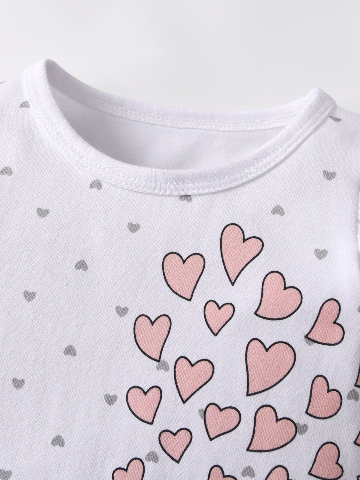 KUKITTY Elephant Print Long Sleeve Rompers With Headband For Outdoor Girls 0 To 12 Months