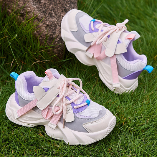 Kids Fashion Sneakers Breathable Lightweight Non Slip Running Shoes for Boys and Girls