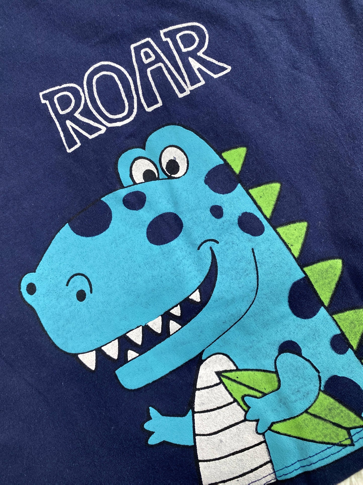 [Summer Baby Suit] Eight-piece Set New Summer Baby Short Sleeve Suit | Four Sets, Pure Cotton Material, Dinosaur Car Print, Comfortable And Breathable, Best Gift For Children