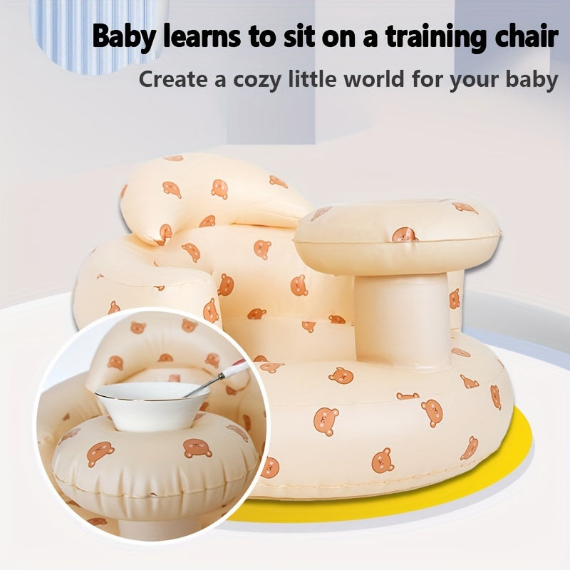 Baby Sofa Chair for Infants 3 Months and Up Portable Rocking Support Seat in White