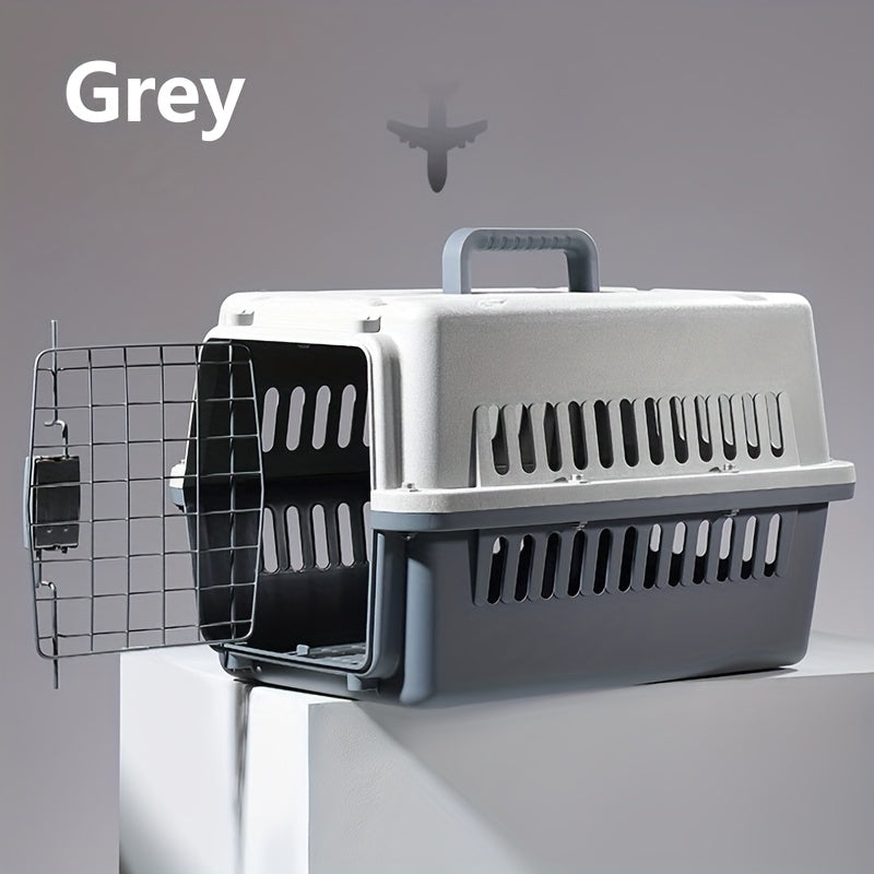 Durable Pet Cage Kennel for Travel Ideal for Dogs and Cats Up to 23 Pounds