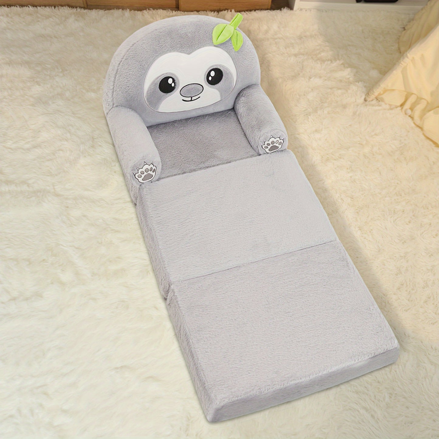 Toddler Plush Chair Foldable Kids Sofa Soft Memory Foam for Reading and Relaxing