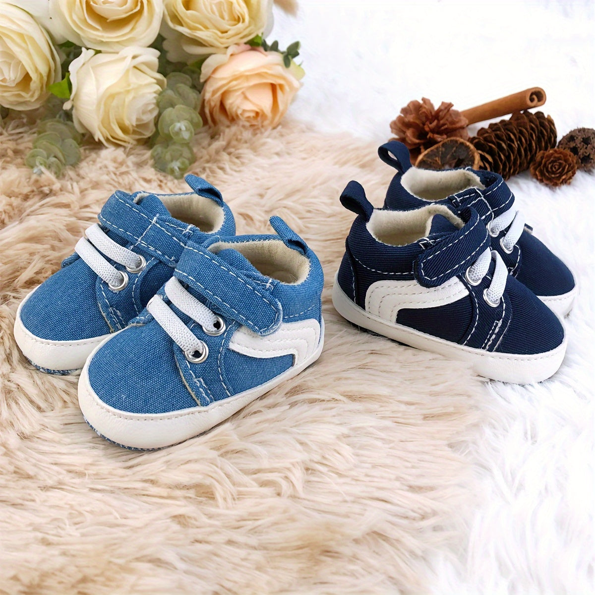 0-3 Months Infant Comfortable Flat Bottom Sneakers Spring/Autumn Baby Soft Sole Casual Children's Shoes