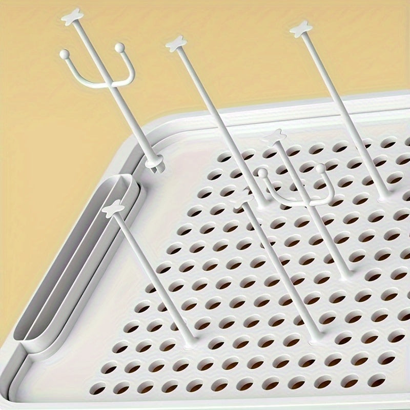 Large Capacity Baby Bottle Storage Box - Transparent Tableware Organizer With Drain And Dust-Proof Drying Rack - Perfect For Christmas Gift Ideas