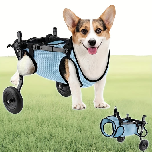 Hind Legs Dog Wheelchair Cart, Dog/Cat Wheelchair With Disabled Hind Legs For Walking, Hind Legs Mobility Aid For Small Pets, Dog Stroller With Wheels, Lightweight, Pet Supplies And Accessories For Christmas, Black Fridays It