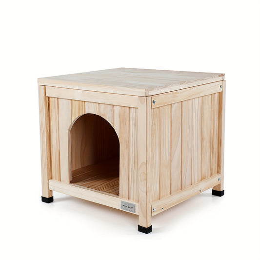 Wooden Indoor Dog House for Small Dogs and Cats Stylish Pet Furniture