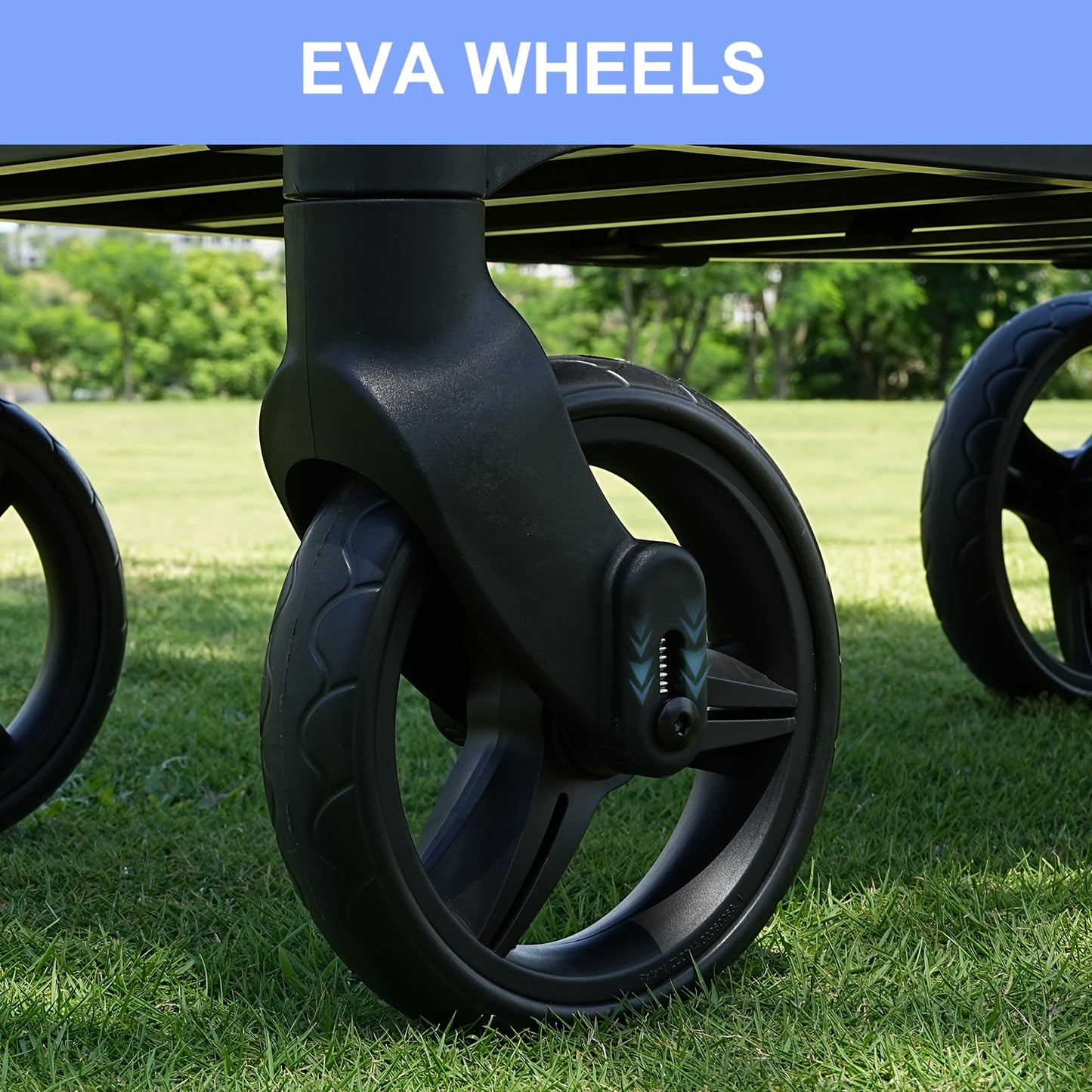 Folding Stroller Wagon Collapsible Wagon For 2 Kids, Baby Wagon Stroller With Adjustable Handle For Infants Toddlers Includes Canopy & Organizer, Foldable Convenient For Storage, Outdoor Garden Beach