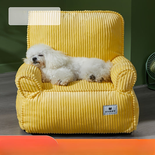 Thickened Soft Cotton Dog Nest Comfy Cushion Bed for All Seasons Indoor Use